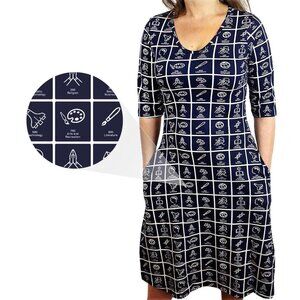 Svaha Dewey Decimal Classification® Katherine Dress - size 4, NWT with POCKETS!